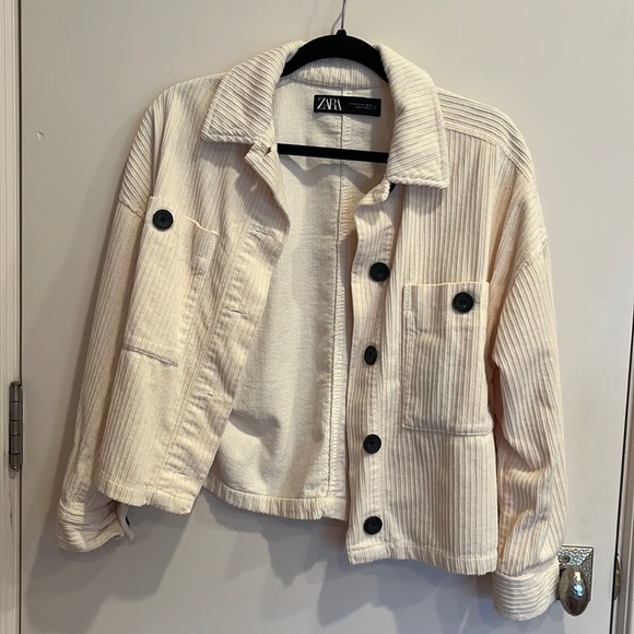 Zara Corduroy Shirt Jacket - Picture 2 of 6